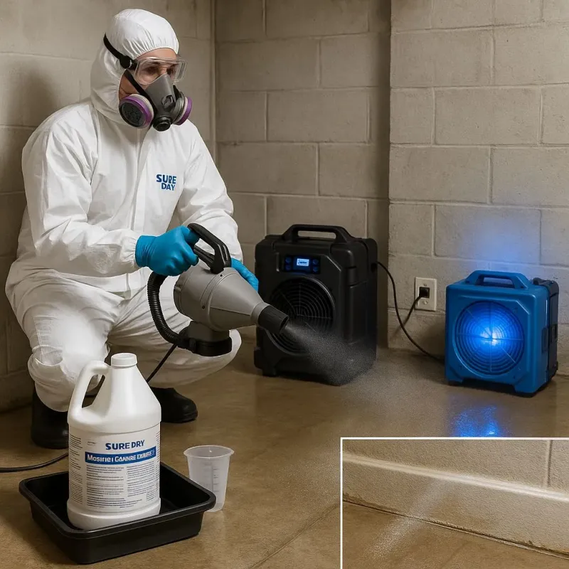 Sanitization and Odor Removal process in Lakeland, FL